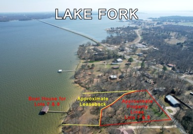 1.3 ACRES PLUS APPROX 1+ ACRE OF LAKE FORK LEASEBACK - Lake Lot For Sale in Alba, Texas