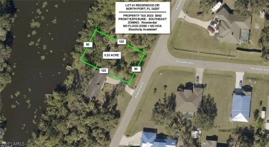 Northport Waterway Lakes and Canals Lot For Sale in North Port Florida
