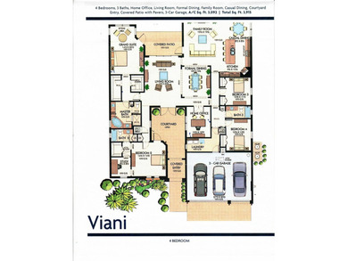Welcome to this beautifully maintained 4-bedroom, 3-bathroom - photo 3