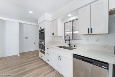 This beautifully renovated 2-bedroom, 2-bath home features a