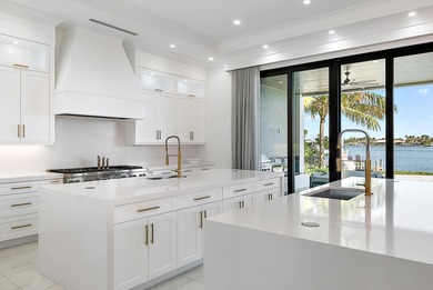 Waterfront estate home built in 2022, ideally positioned on a