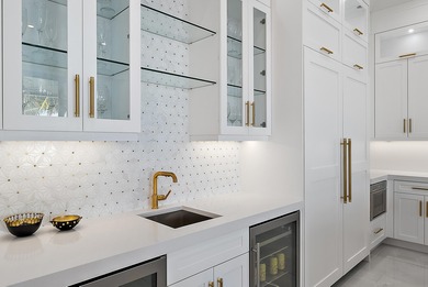 Waterfront estate home built in 2022, ideally positioned on a