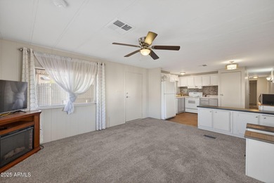 Well maintained single wide manufactured home offering two