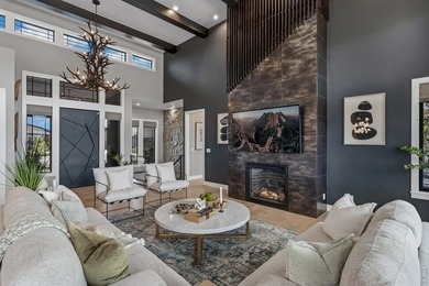 Backing breathtaking water and mountain views, this stunning - photo 8