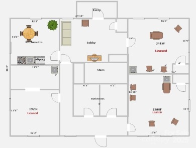 Property sits on entire parcel and has an ownership interest in