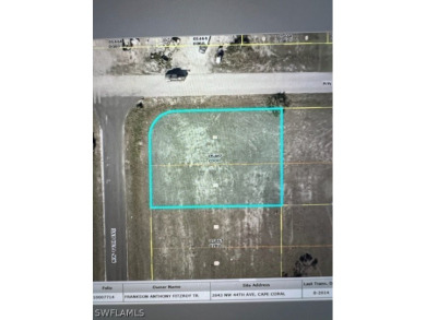 Cape Coral Lakes Area Lot For Sale in Cape Coral Florida