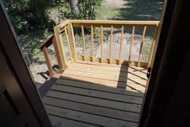 This very livable home in Newell SD has the original wood floors