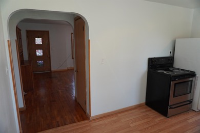This very livable home in Newell SD has the original wood floors