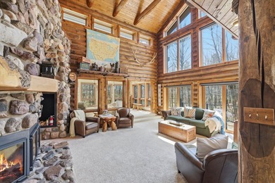 One-of-a-kind custom half log sided home on 24.5 wooded acres - photo 5