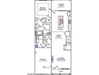 This spacious townhome boasts a first-floor primary suite, and - photo 2