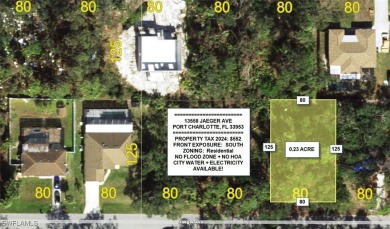 Port Charlotte Waterway Lakes Area Lot For Sale in Port Charlotte Florida