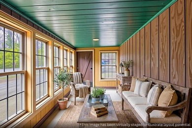 Set on nearly 2 private acres in Freedom, Maine, this unique - photo 2