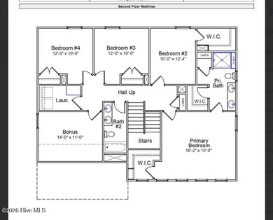 The Nottely is a two-story home with five bedrooms and three and - photo 3