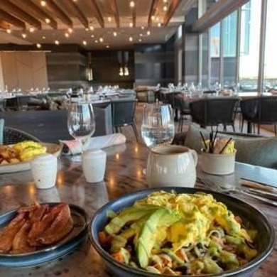 What a view from this condo! Luxurious living space, that is