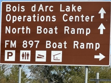 Bois D Arc Lake Lot For Sale in Dodd City Texas