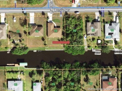 Port Charlotte Waterway Lakes Area Lot For Sale in Port Charlotte Florida