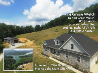 Livin' Large: Recreational Lake & Mtn Dream Estate! The list is - Lake Home Sale Pending in Washburn, Tennessee