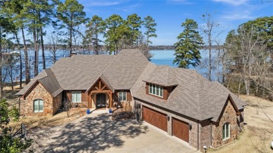 Stunning 5-Bedroom Lakefront Estate 1500 ft shoreline peninsula - Lake Home For Sale in Troup, Texas