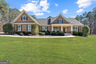 This 4 BR, 2.5 BA meticulously Custom Built Craftsman style home - Lake Home For Sale in Eatonton, Georgia