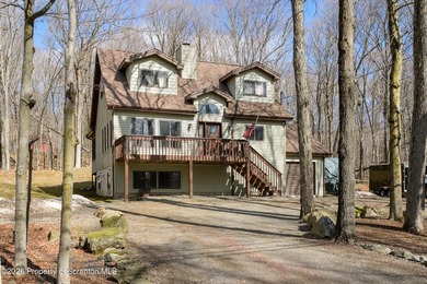 Pocono Peak Lake Home For Sale in Gouldsboro Pennsylvania