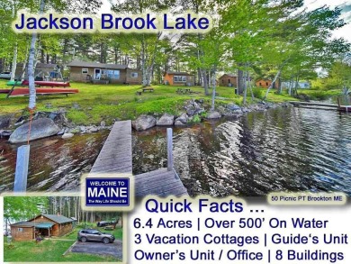 Jackson Brook Lake Commercial For Sale in Brookton Twp Maine