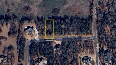 What a great view! This fully wooded lot in Pronghorn looks out