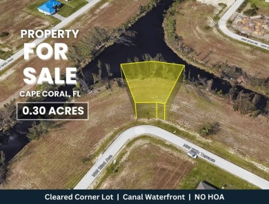 (private lake, pond, creek) Lot For Sale in Cape Coral Florida