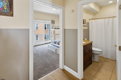 This upscale 3-story townhome has a wonderful water view of