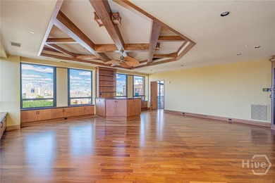 Perched on the 6th floor of The DeSoto, this residence offers a