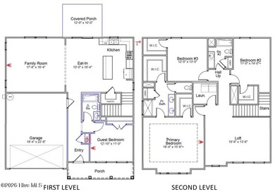 This Russell plan features four bedrooms and three full - photo 2