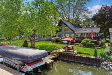 Chain O Lakes Fox River Riverfront Chalet For Sale in IL - Lake Home For Sale in McHenry, Illinois