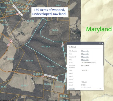 Lake Acreage For Sale in Bruceton Mills, West Virginia