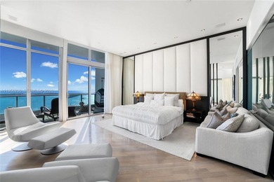 Unobstructed Miami skyline vistas await in this stunning