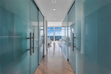 Unobstructed Miami skyline vistas await in this stunning