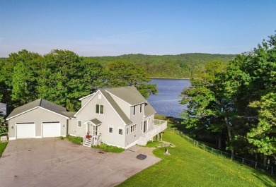 This peaceful, sunfilled, quality-built home on the deep - Lake Home For Sale in Winterport, Maine