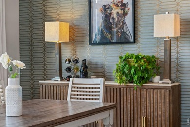 Sleek, custom contemporary set directly on the fairways of - photo 18