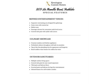 209 La Rambla Court is the true definition of transitional