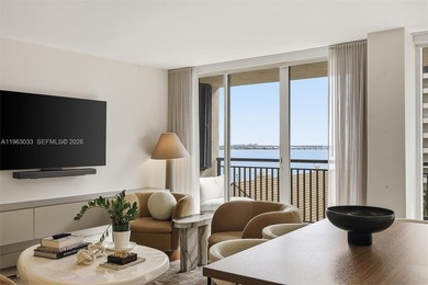 Beautifully remodeled 2-bedroom, 2-bath residence in Brickell