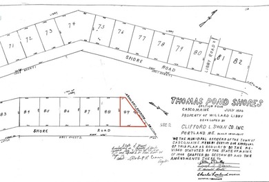 Lot has previous septic plan. ROW to the water. Would be great - photo 2