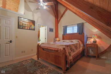 Custom red oak timber-frame home with Lake Monroe views, located - photo 7