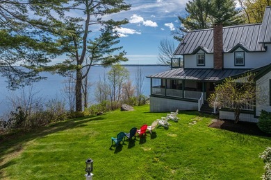 Perched above the shores of Penobscot Bay in Northport, this - photo 1