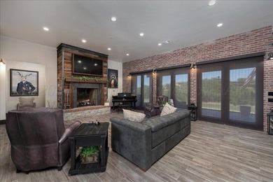 Architecturally striking golf course residence located on the - photo 7