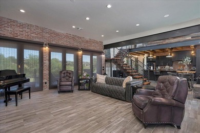Architecturally striking golf course residence located on the - photo 8