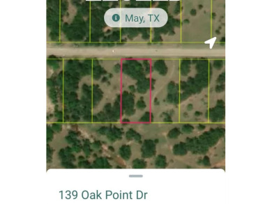Lake Brownwood Lot For Sale in May Texas