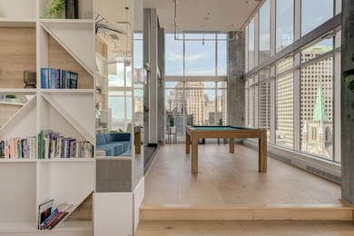 Vue panoramique depuis le 29e etage : feux d'artifice estivaux - photo 23