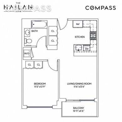 Welcome to Residence 5F, a beautifully designed one-bedroom - photo 7