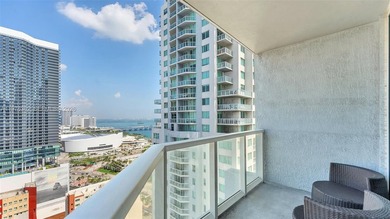 A must-see corner residence at Vizcayne Condominium featuring