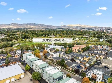 (private lake, pond, creek) Townhome/Townhouse For Sale in Garden City Idaho