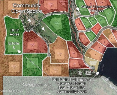 Estate Lot 8 is a large 18.19-acre parcel that has breathtaking - photo 2