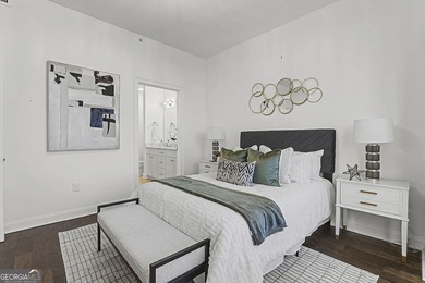 Soak in spectacular skyline views from this light-filled